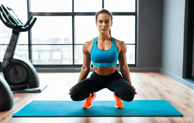 건강코칭 분야의 최신 기술 활용 - **Prompt 1: AI-Powered Personalized Workout**
    "A fit and energetic young woman, approximately 25...