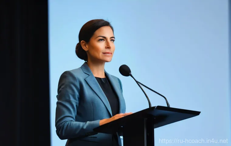 건강코칭 세미나 준비 및 발표 - **Prompt:** A modern, professional woman in her late 30s or early 40s, with a warm and inviting expr...