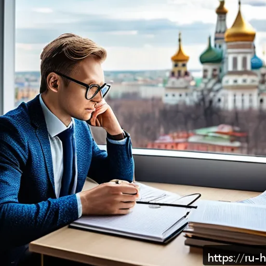 건강코칭을 위한 자료 조사법 - A professional Russian health coach sitting at a modern desk filled with medical books, a laptop dis...